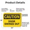 Signmission Door Swings Out, 24 in W x Rectangle, Plastic OS-2PACK-CS-P-1824-L-19151 - alternate 4